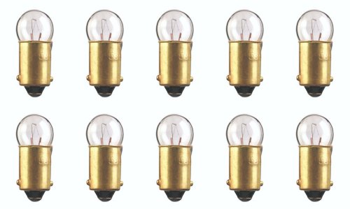 CEC Industries #182 Bulbs, 14.4 V, 2.592 W, BA9s Base, G-3.5 shape (Box of 10)