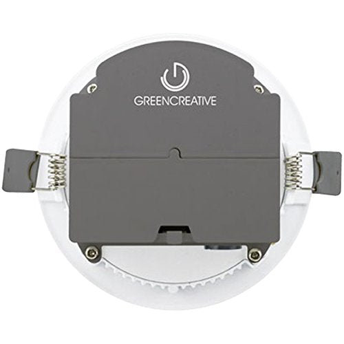Green Creative 58030 6'' Downlight, 4000K (Daylight White), Dimmable, 11.6W, 850 Lm, Energy Star