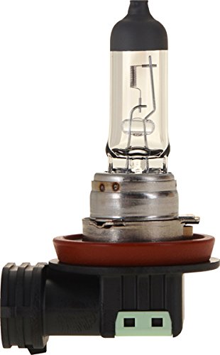 Philips H11 VisionPlus Headlight Bulb, Glass, White, 2 Count (Pack of 1)