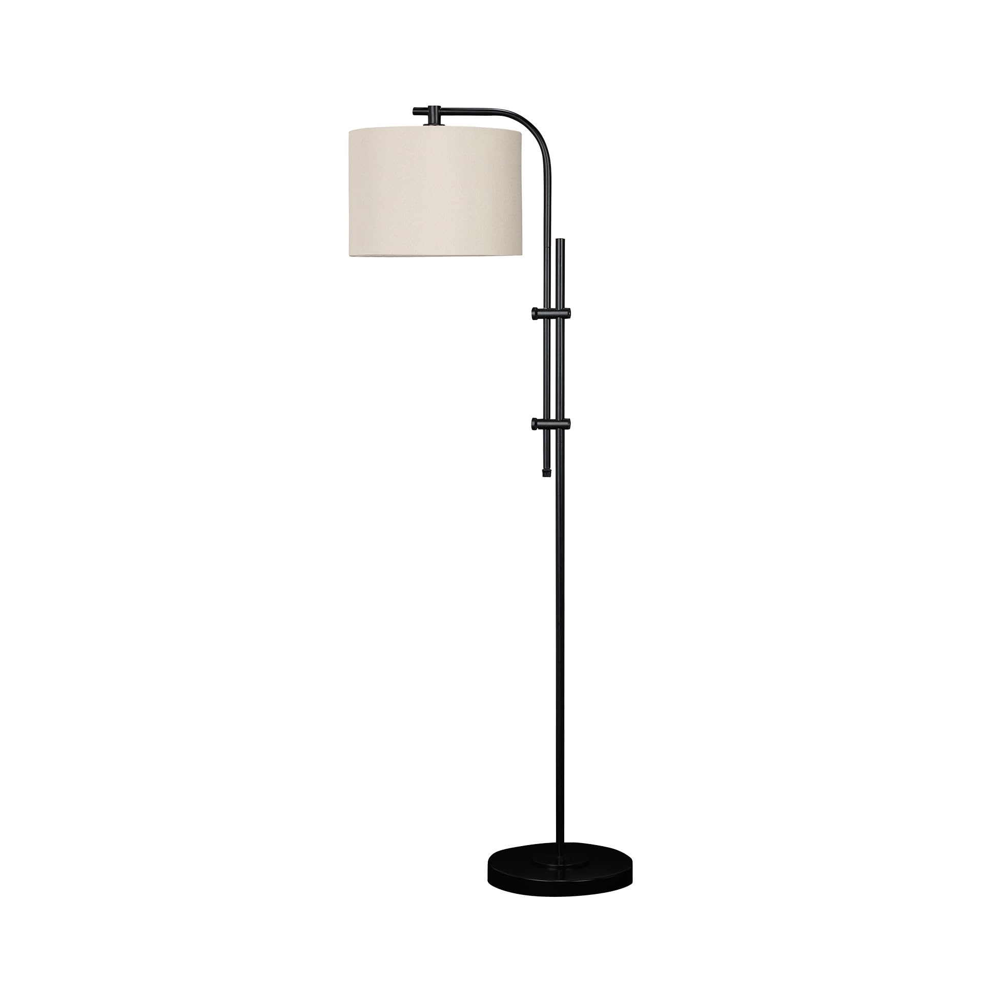 Signature Design by Ashley Baronvale 60 Modern Metal Adjustable Floor Lamp, Black