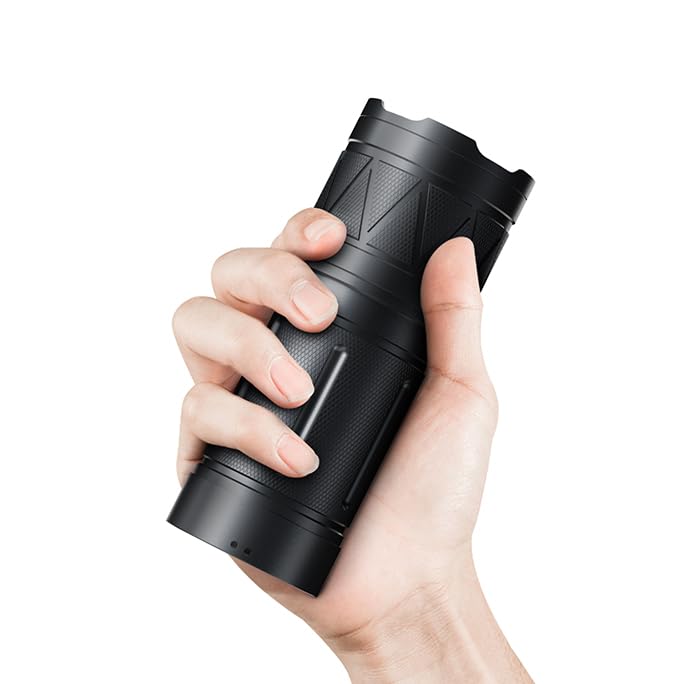 Flashlights High Lumens Rechargeable, 990000 Lumens Super bright Flashlight, Led Tactical Flashlights High Lumens 5Modes, 3500ft