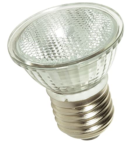 Satco S4624/12 Mr16 Short-Neck Halogen Light Bulb, E26 Base, 35 Watts, 12-Pack
