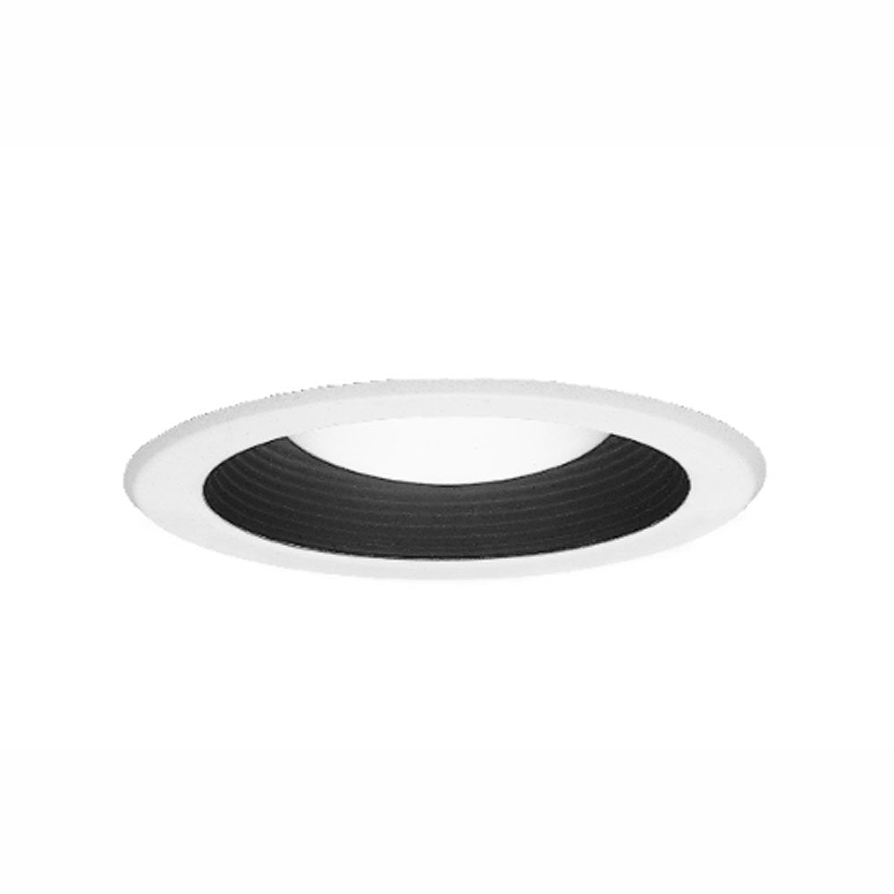 Halo 5001MB, 5 Trim Baffle White Trim with Black Baffle