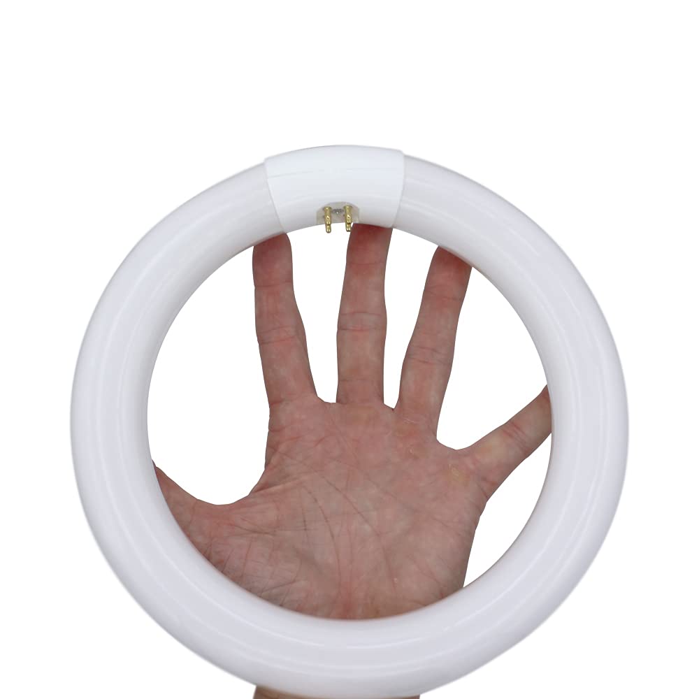 30W Circline Fluorescent Bulb Replacement For Batteries And Light Bulbs Tcp-32030 By Technical Precision - 9-Inch T9 Fluorescent Light Bulb - G10Q-4 4-Pin Base - 3000K Warm White - 1 Pack