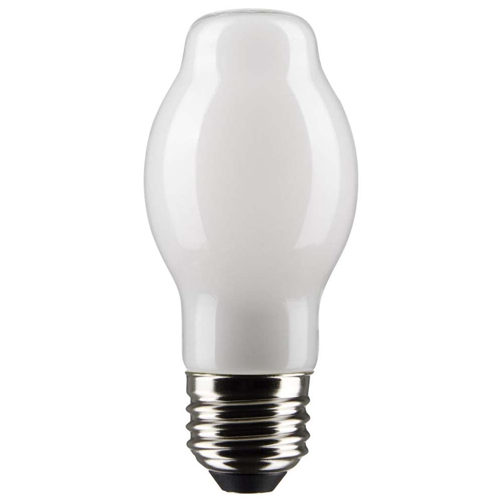 Satco 6Pk 5w BT15 LED 2700K Medium Base White Dimmable - 40w equiv