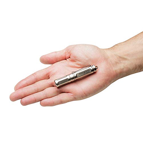 Surefire Titan Plus Ultra-Compact Variable-Output Led Keychain Light, Silver Matte