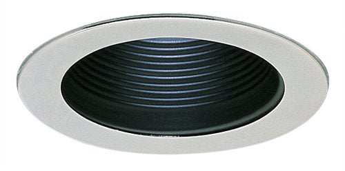 Elco Lighting EL 993NB 4 STPPD BN BFFL W/BLK Ring (Nickel Brushed)