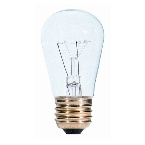 Bulbrite 701111 - 11S14C - 11 Watt S14 Clear Sign Bulb, 40 Bulbs