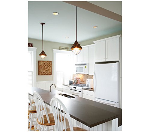 Sea Gull Lighting One-Light Outdoor Wall Lantern, Brushed Stainless Steel, Clear Seeded Glass Diffuser, Model 8870-98