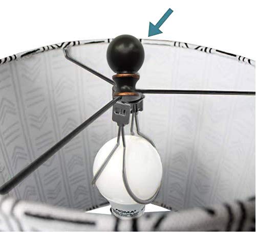 Lamp Shade Light Bulb Clip Lampshade Adapter - Finial And Lampshade Levellers For Clip On Light Bulbs