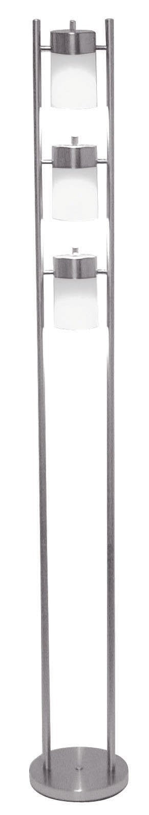 ORE International 3031FW 3-Light Adjustable Floor Lamp, White 65&quot; x 9&quot; x 9&quot;