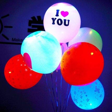 Jjgoo 100Pcs Led Balloon Light, Waterproof Round Balls Light Up For Balloon Paper Lantern Easter Eggs Pumpkin Birthday Party Wed