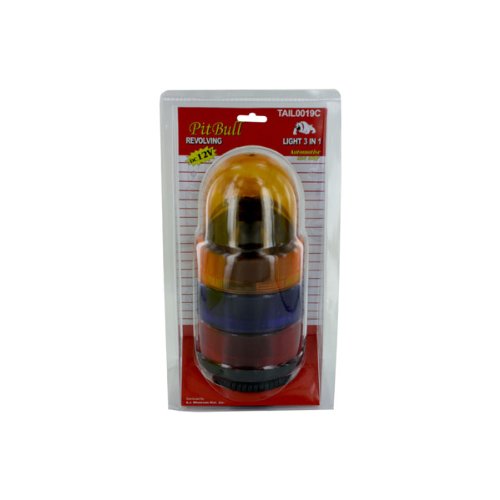 12 V Auto Revolving Three Color Light