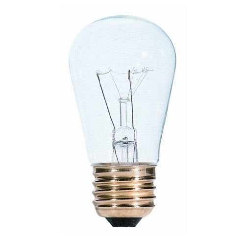 Bulbrite 701111 - 11S14C - 11 Watt S14 Clear Sign Bulb, 40 Bulbs