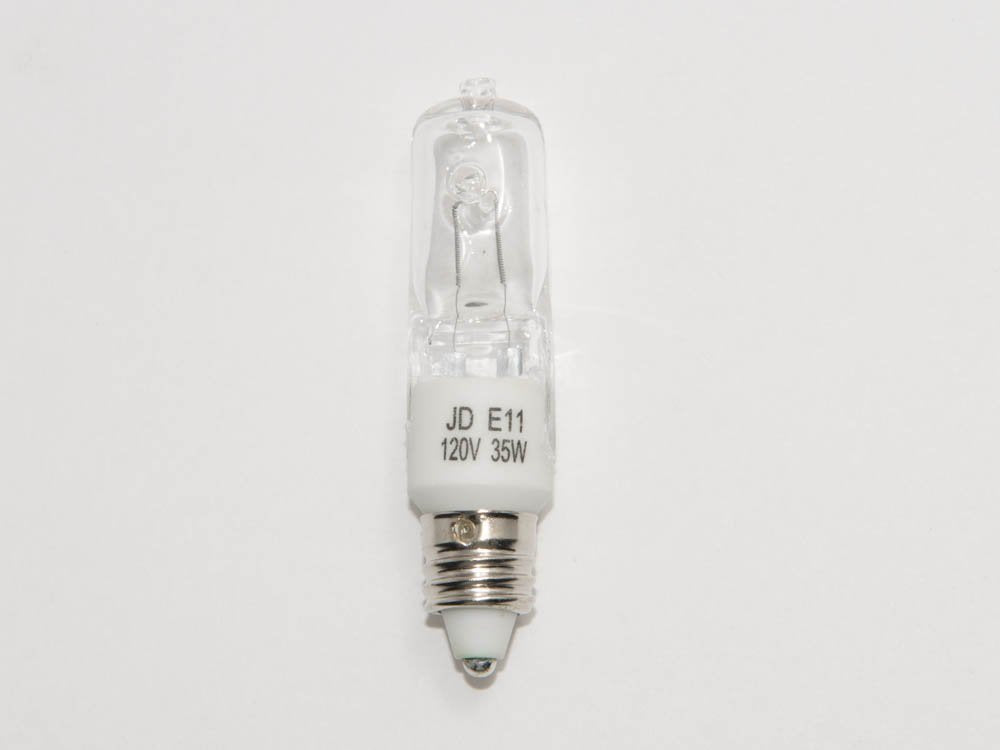Bulbrite Q35Cl/Mc 120-Volt Halogen Jd Type Mini-Candelabra (E11) Bulb, 35-Watt