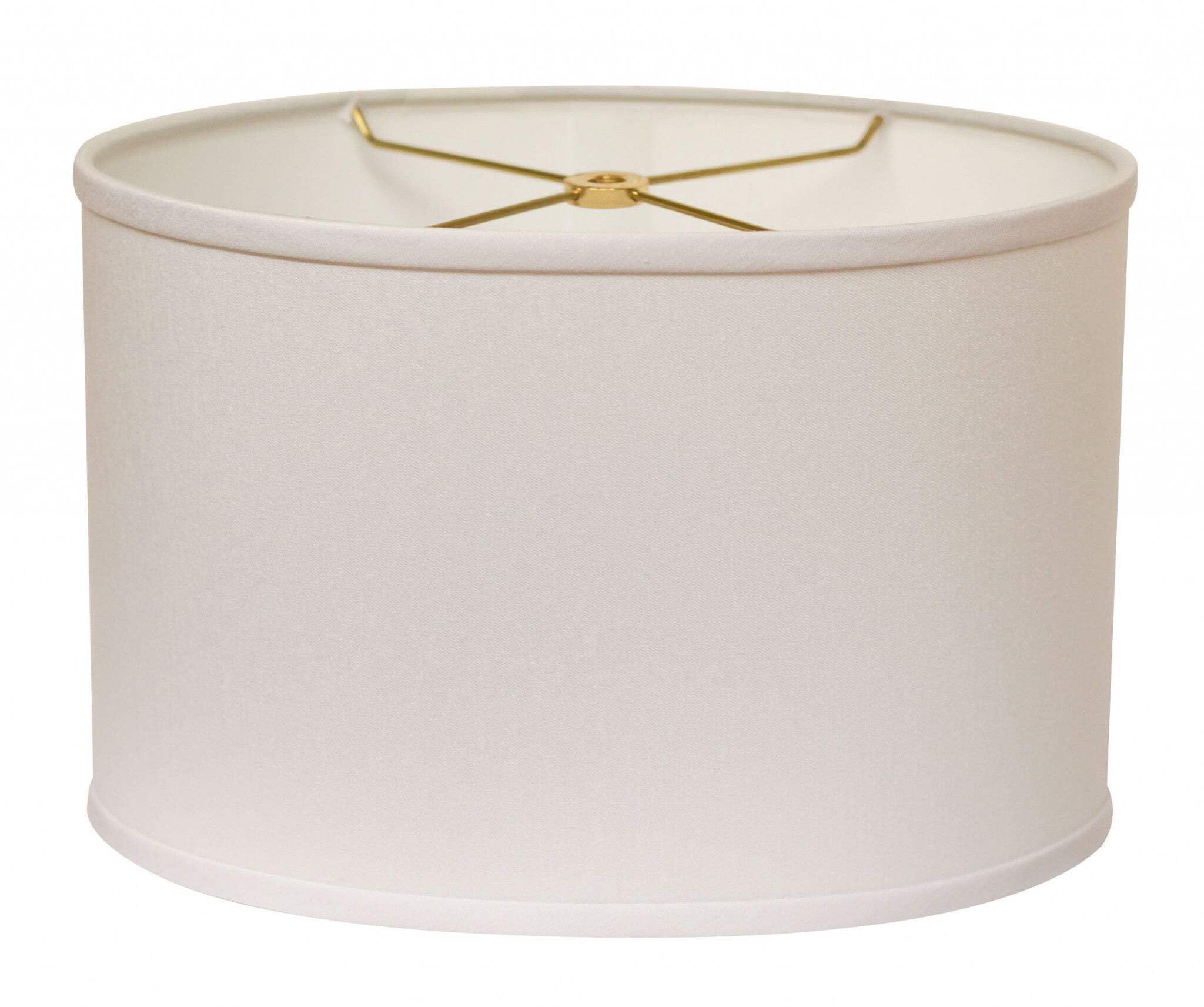 HomeRoots Throwback Oval Lampshade 14 in. Warm White Model 470207