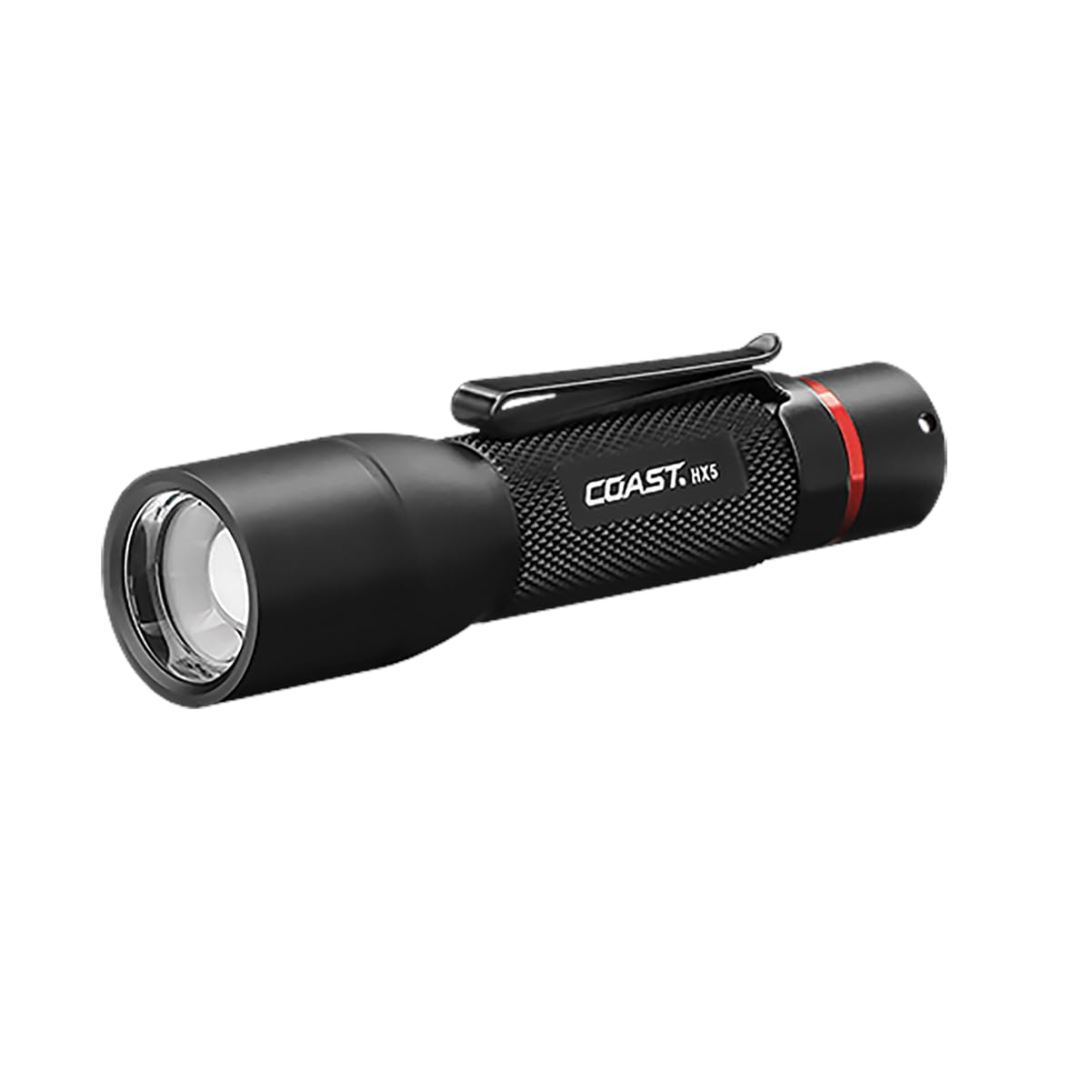 Coast 20770 Hx5 130 Lumen Led Flashlight - Black Aluminum, Compact & Durable Design