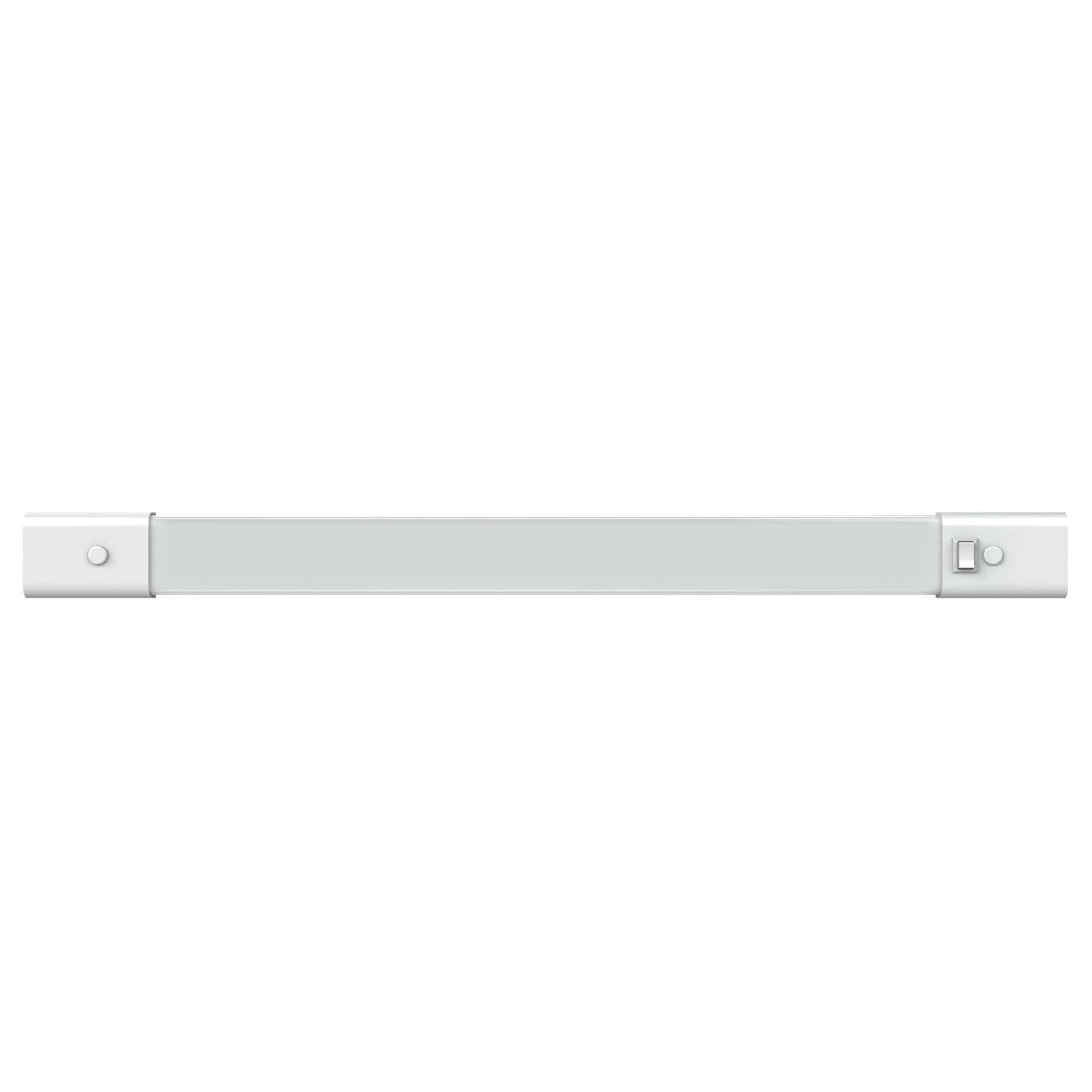 Ge Led Undercabinet Light Fixture, Linkable Integrated Plug-In Fixture, Warm White, 18In (1 Pack)