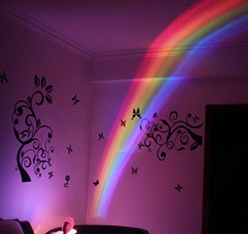 Xdalula Rainbow Led Lights - Usb Power Supply Rainbow Projector Lamp Rainbow Maker, Rainbow Night Light Projector Rainbow Lights