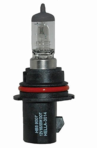 Hella 9007Sb Halogen Bulb, 12V 65/55W, Standard Size, Single Blister Packaging