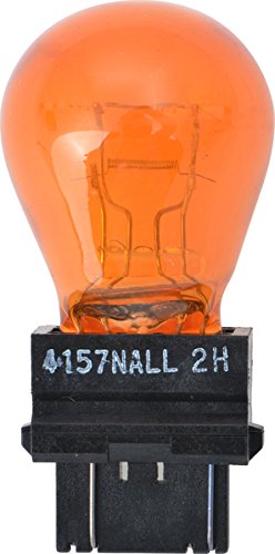 Philips 4157NA Miniature Bulb, LongerLife, 2 Pack, Red, Model 4157NALLB2