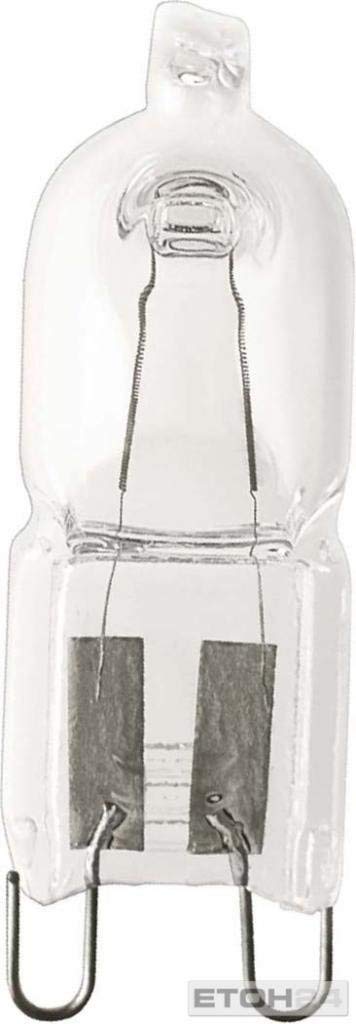 OSRAM Halopin Oven Lamp G9 40W 230V >300° - 1 Count, Compact Size, Ideal for Ovens