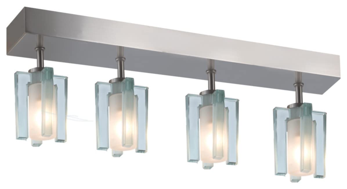 Jesco Lighting CM301-4R Akina 4-Light Ceiling Mount Fixture - Glass