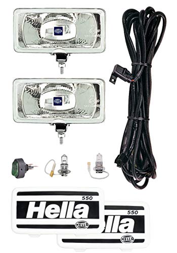 Hella 550 DRV H3 Lamp Kit - 12V ECE/SAE, Multi Color, Model 005700691, Made of Acrylonitrile Butadiene Styrene