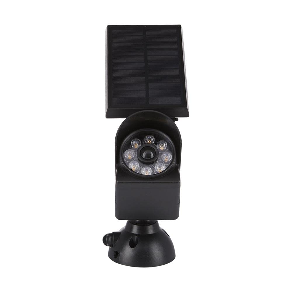 Lumen Logic Led Motion Sensing Solar Security Light (Black) 3000K 200 Lumens For Mounting On House, Garage, Wall, Metal Surface, Tree, Post, Pole Or In-Ground As Uplight Or Downlight