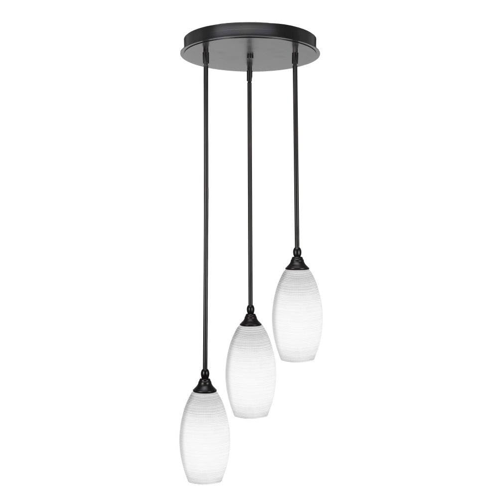 Empire 3 Light Cluster Pendalier in Espresso (2143-ES-4041)