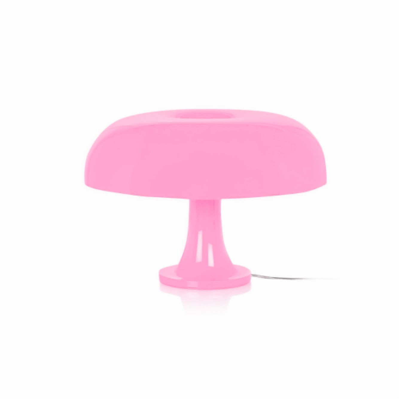 Lotus Atelier Pink Mushroom Lamp, Modern Retro Design, Plastic Material, Model 1, Perfect for Girls Bedroom Decor