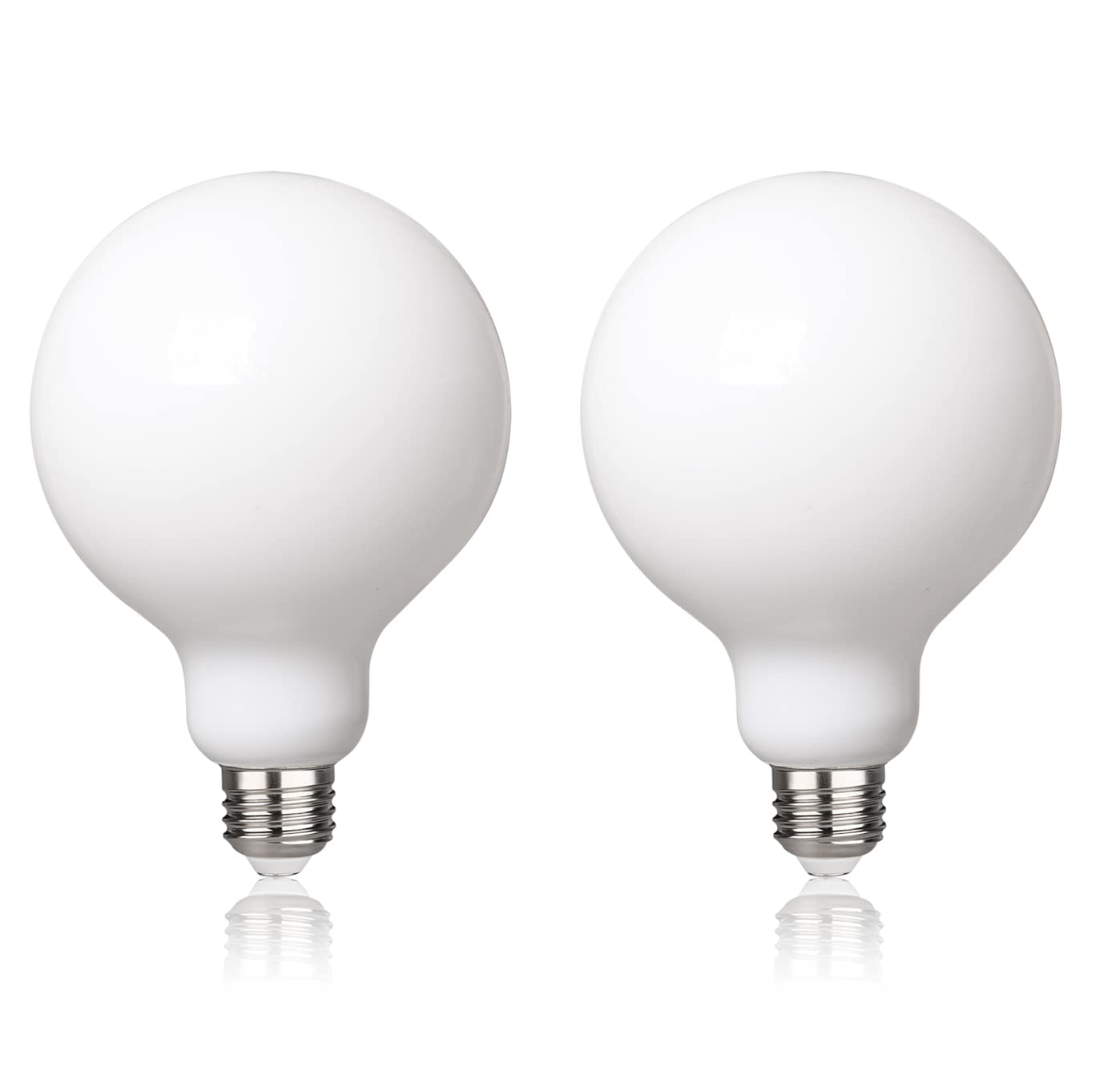 Meilux 6 Pack G19(G60) Globe Led Light Bulbs, 4.5W Dimmable 40 Watt Equivalent Led Bulbs, Warm White 2700K, 500Lm, E26 Base, Mil