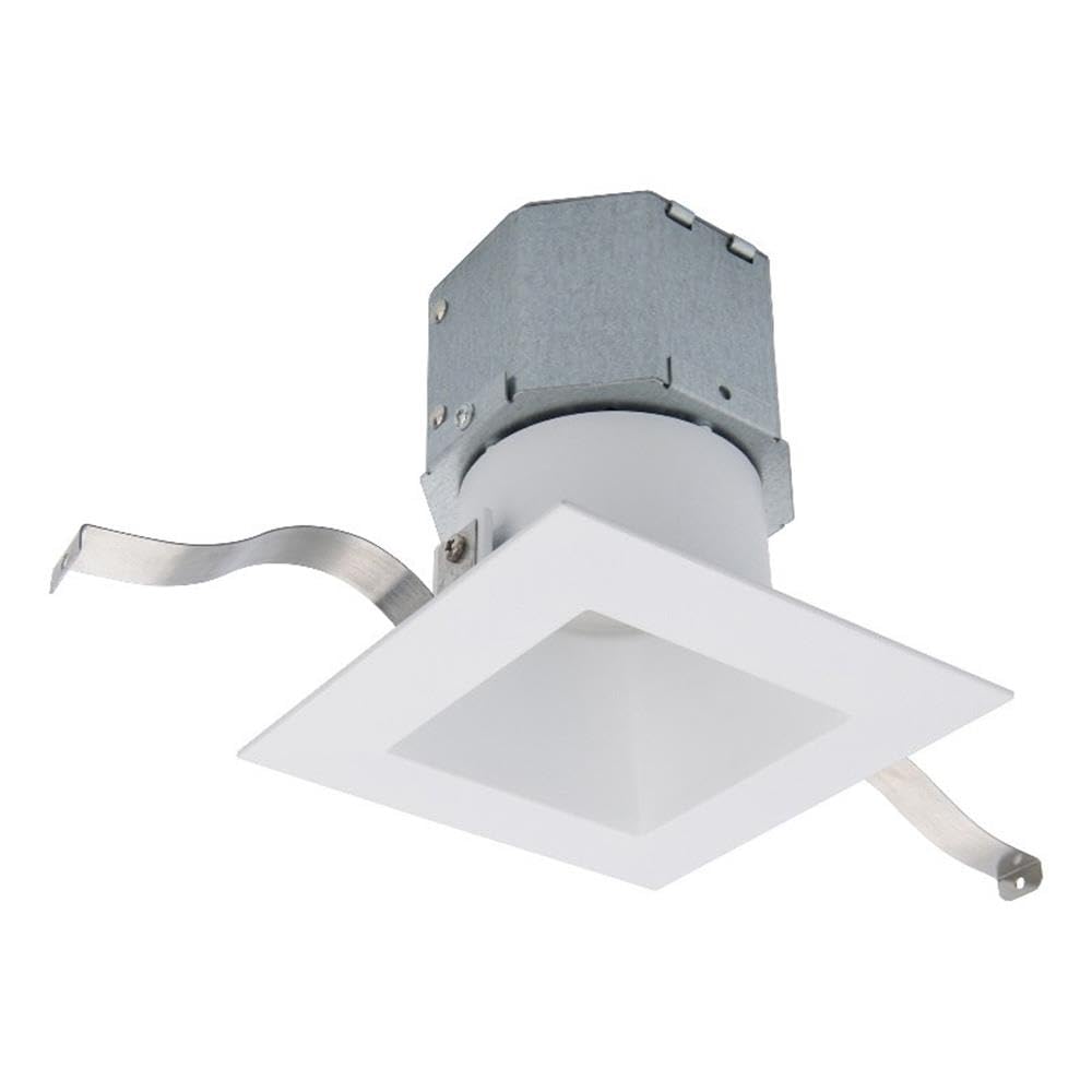 Wac Lighting, Pop-In 4In Led Square Recessed Kit 3000K In 5-Cct Selectable 2700K-3000K-3500K-4000K-5000K