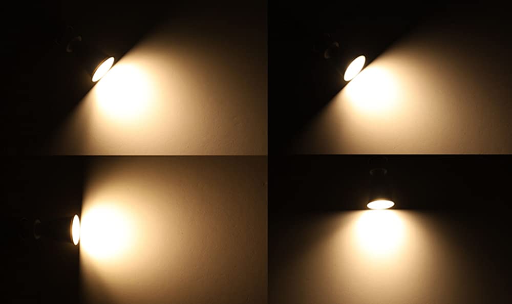 K JINGKELAI 10W GU10 LED Bulbs, 1000LM, 38° Beam Angle, Warm White, MR16 GU10 Base, 4 Pack