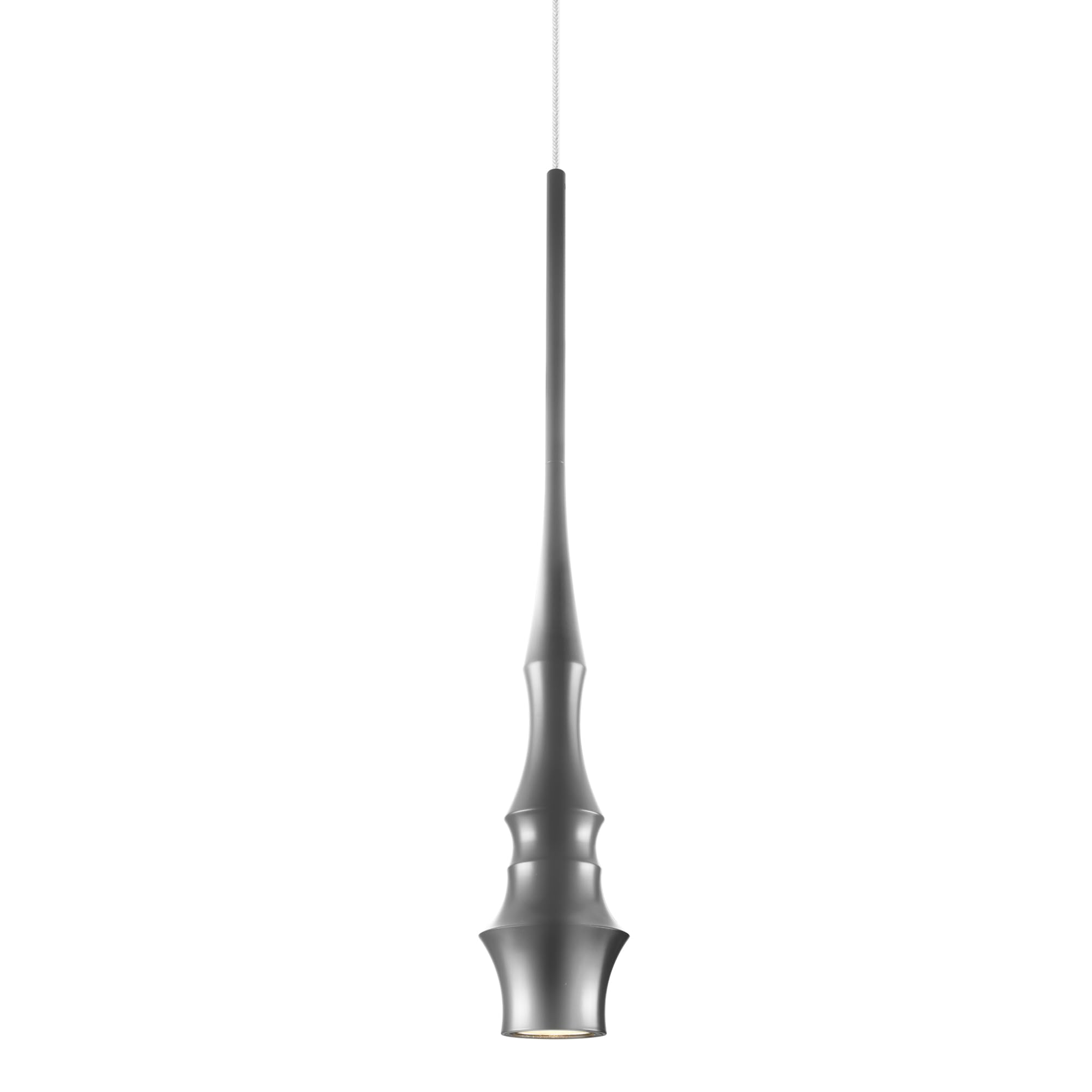 VONN Pendant Lighting Fixture VMP26610AL, 5in Integrated LED, Aluminum, Silver, 5.25inL x 5.25inW x 81in (23.25