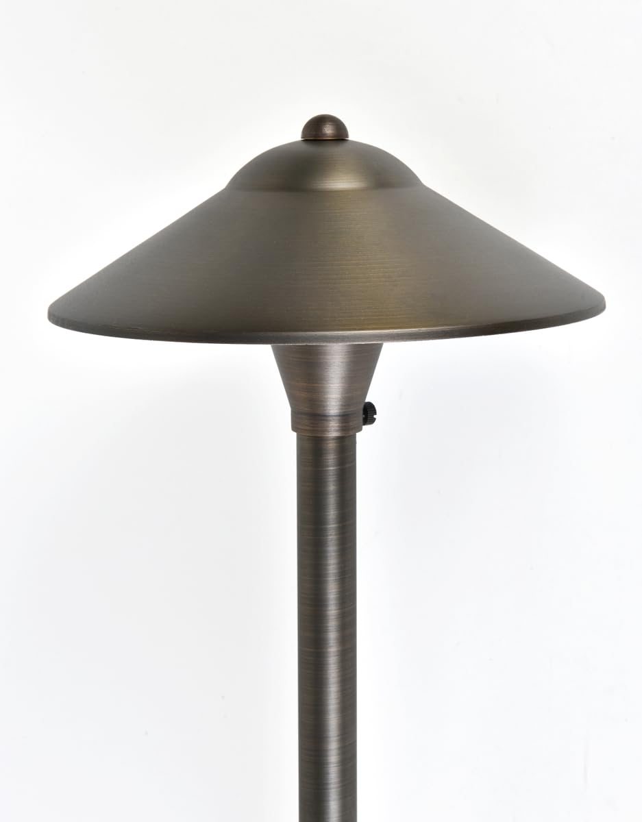 Elitco Lighting P800 Landscape-spotlights Path D9 H24 Antique BRASSINCLUDES STAKEG4 Halogen 20W(Light Source NOT Included)
