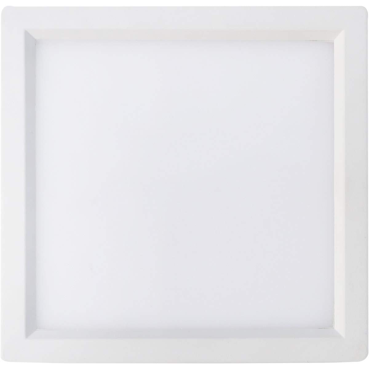 Elitco Lighting 7" 15W 3000K Slim Recessed Led Disk Light In White (Set Of 4)