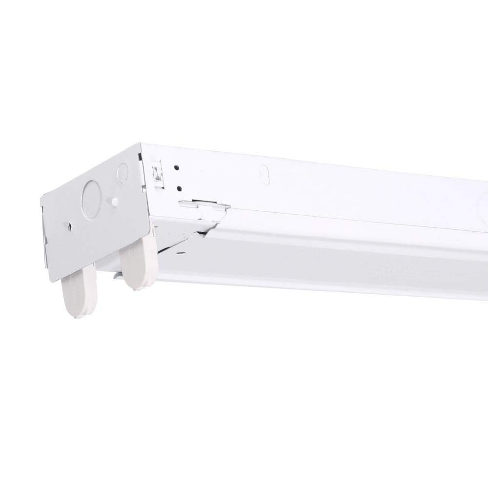 Lithonia Lighting Two-Light T8 Fluorescent Strip Light 32W 4ft 120V Model C 232 120 GESB White