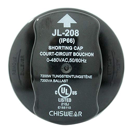 Chiswear Shorting Cap-For3P/5P/7P Twistlock Photocell Receptacle Temporary Protection