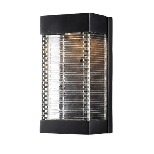 Maxim Stackhouse 10 Inch LED Outdoor Wall Mount Light, Bronze, Model 55222CLBZ, Vivex Material