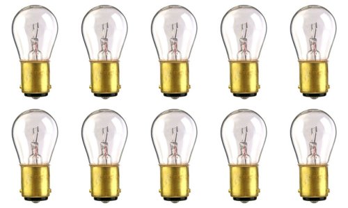 CEC Industries 1493 Bulbs, 6.5V, 17.875W, BA15d Base, S-8 Shape, Box of 10