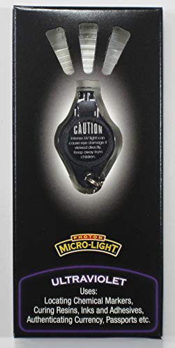 Photon AUV Micro-Light Keychain, Ultraviolet Beam, Plastic Material