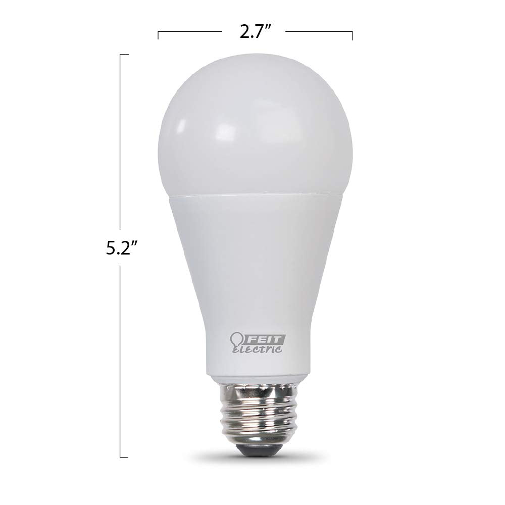 Feit Electric A21 LED Light Bulb, 200W Equivalent, 3050 Lumens, E26 Base, 5000K Daylight, Non-Dimmable, OM200/850