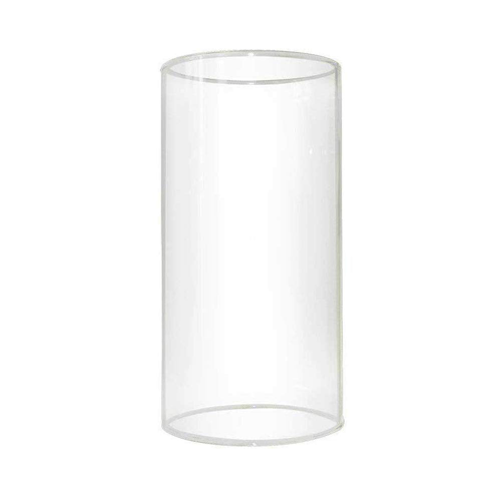 Sunwo Glass Shade Straight Cylinder Glass Lamp Shade Replacement With Multiple Effects (3 In X 6 In Clear Straight Cylinder)