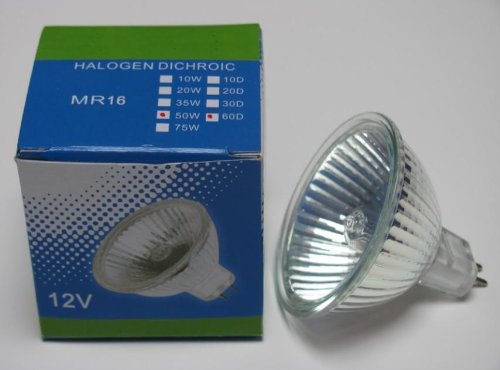 Cbconcept Brand Precision Halogen Light Bulb Mr16 12Volt 50W 50 Watt - 12 Bulbs