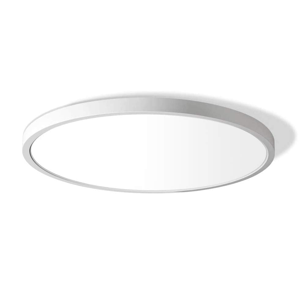 LightingWill LED Flush Mount Ceiling Light Fixture, 12 Inch, 2800K Warm White, 24W, Model XDD-2800K-25W-US