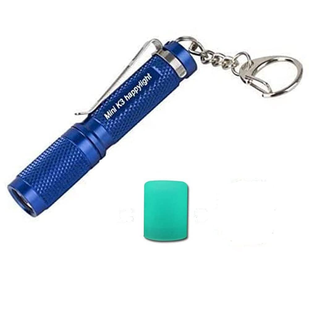 Nitefox K3 Mini AAA Keychain Flashlight 150 Lumens 3 Modes Aluminum Blue