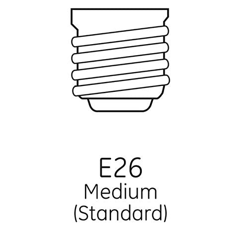 GE A21 E26 LED Bulb, Daylight 100W Equivalence, 2 Pack, Copper Material