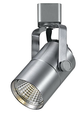 Cal Integrated LED Track Fixture, 10W, 3300K, 650 Lumen, Dimmable, Brushed Steel, Model HT-610-BS, Size 2.2 x