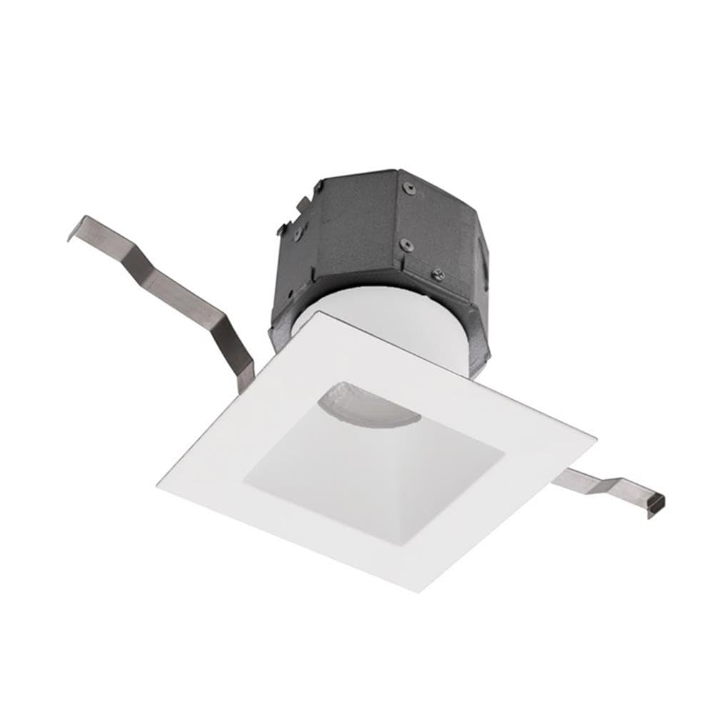 Wac Lighting, Pop-In 4In Led Square Recessed Kit 3000K In 5-Cct Selectable 2700K-3000K-3500K-4000K-5000K